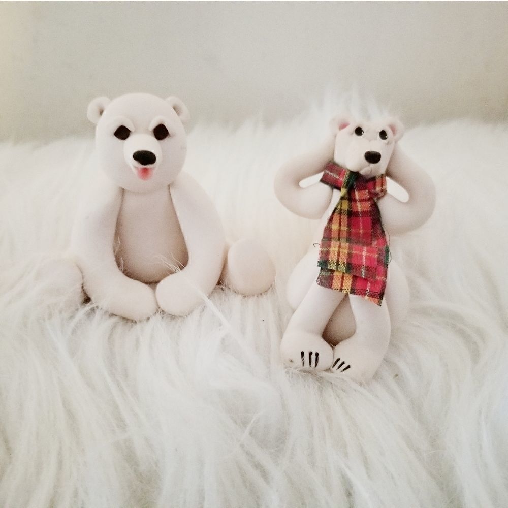Cecile collectable clay animals pottery